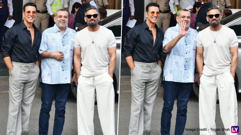 “Akshay, Suniel & Paresh Reunite; Fans Want ‘Hera Pheri 3’!”