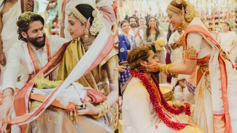 “Naga & Sobhita Shine as Newlywed Goals at Aaliyah’s Wedding!”