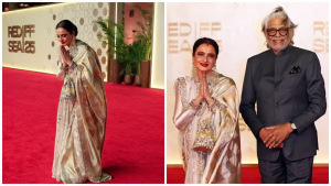 Read more about the article Rekha Shines At Red Sea Fest, Says Films Keep Her Alive.