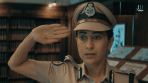 Brown ZEE5 Original web series official teaser poster featuring Karisma Kapoor