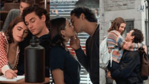 Belmont Cameli as Garrett Graham and Ella Bright as Hannah Wells in Off Campus Season 1