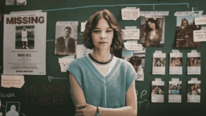 Pip Fitz-Amobi and Ravi Singh investigating together in A Good Girl's Guide to Murder Netflix series