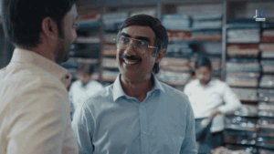 Ranveer Shorey as Manoj in The Pyramid Scheme as middle-aged man streaming on Prime Video 