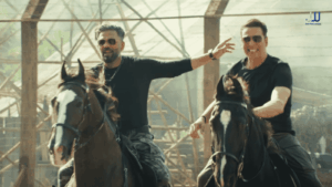 welcome to the jungle movie suneil shetty and akshay kumar riding horse in the scene