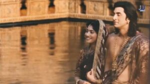 Ramayana Trailer Drops scene showing Ranbir Kapoor as Ram with Sai Pallavi as Sita