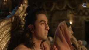Ranbir Kapoor Ramayana trailer reaction lip sync close up