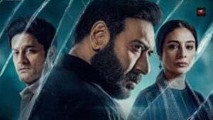 Drishyam The Conclusion official trailer poster featuring Ajay Devgn as Vijay Salgaonkar