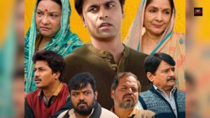 Panchayat cast Jitendra Kumar Raghubir Yadav and Neena Gupta in Season 4