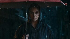 Baby Do Die Do Netflix action thriller still Huma Qureshi