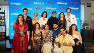 Chumbak Netflix trailer screenshot ensemble cast colony courtyard scene