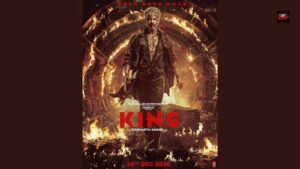 Shah Rukh Khan in the new King poster unveiled on 27 October 2026.