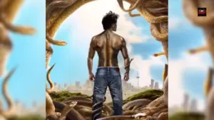 Kartik Aaryan as an ichhadhari naag in the Naagzilla motion poster